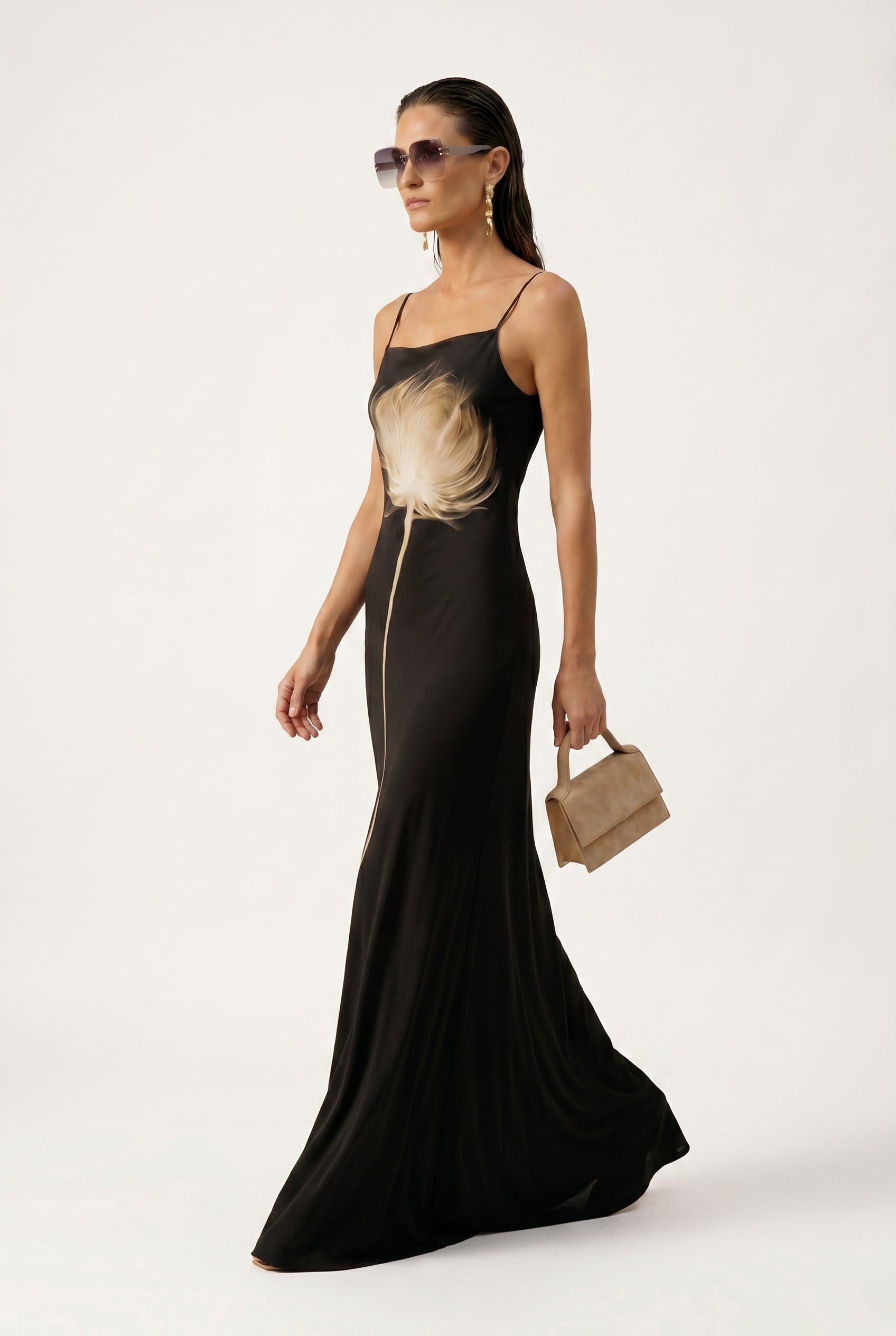 Vestido de seda Atena