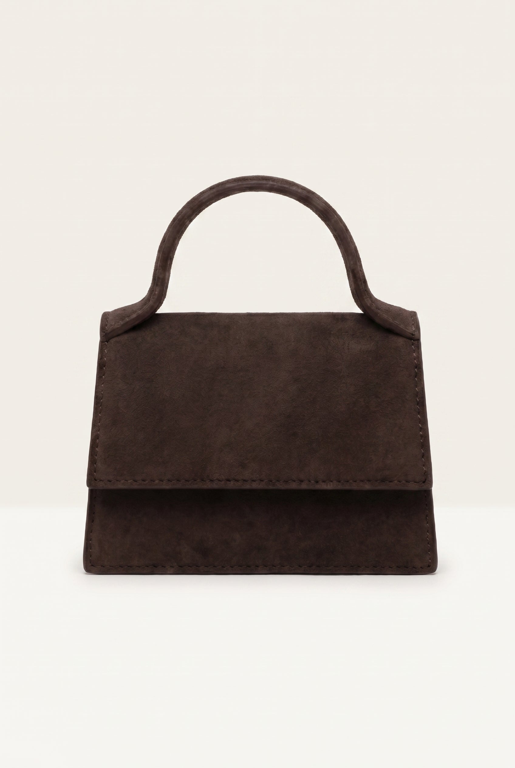 Chocolate Mini Leather Bag