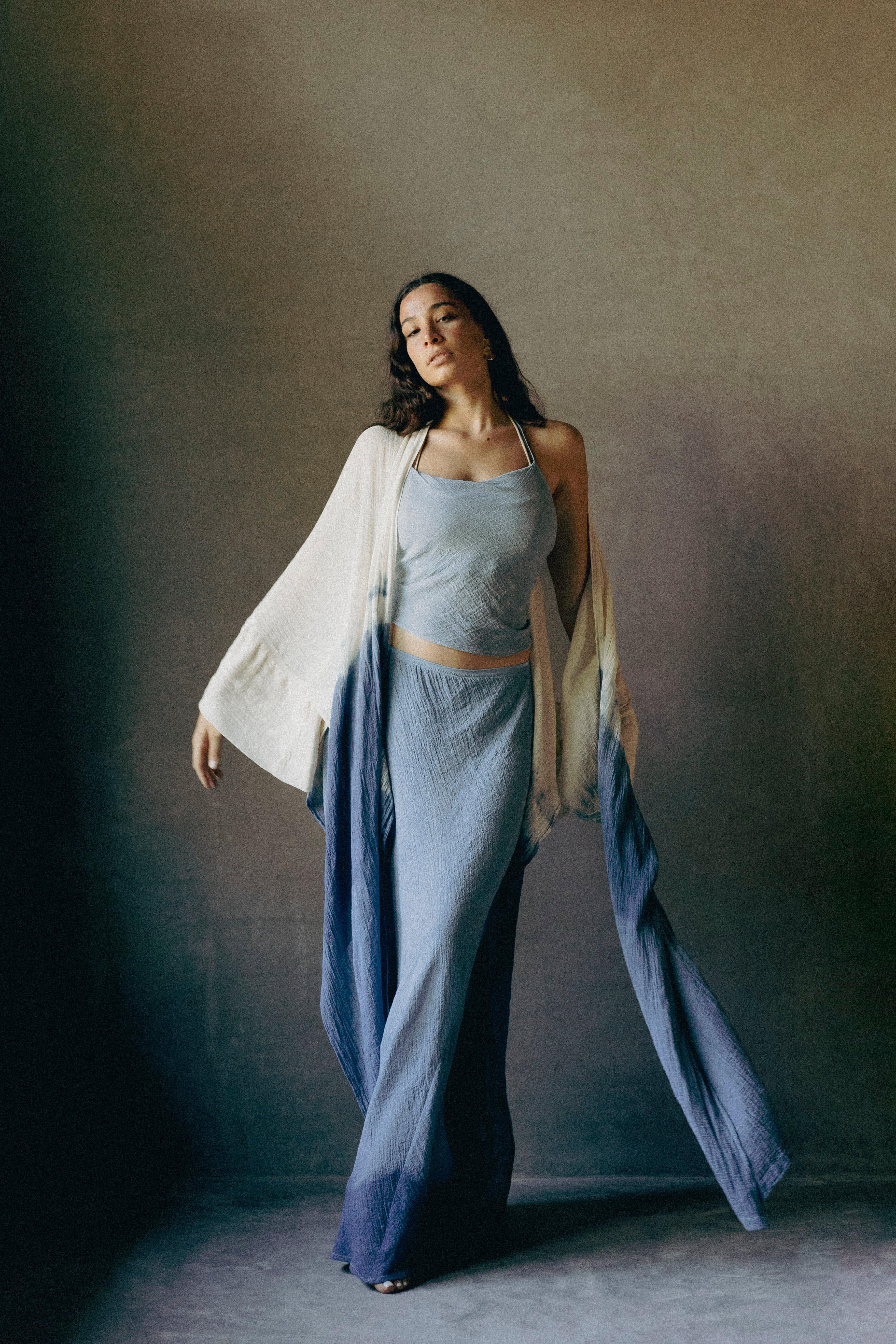 Cotton Capri Kimono - maryjaneresortwear