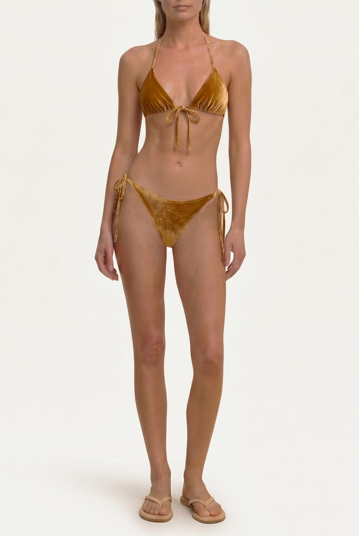Ambar Velvet Bikini Set
