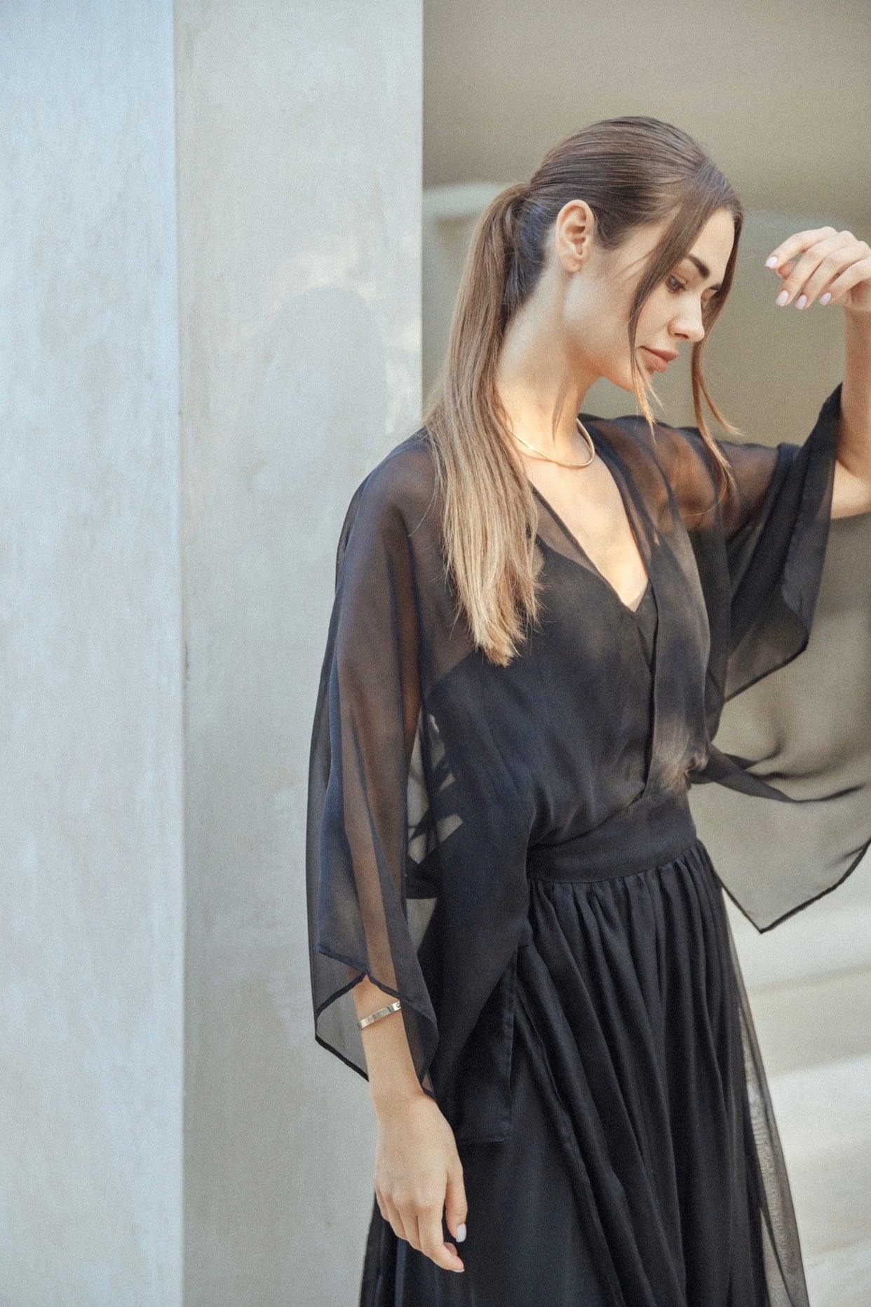 Silk Mariposa dress - maryjaneresortwear