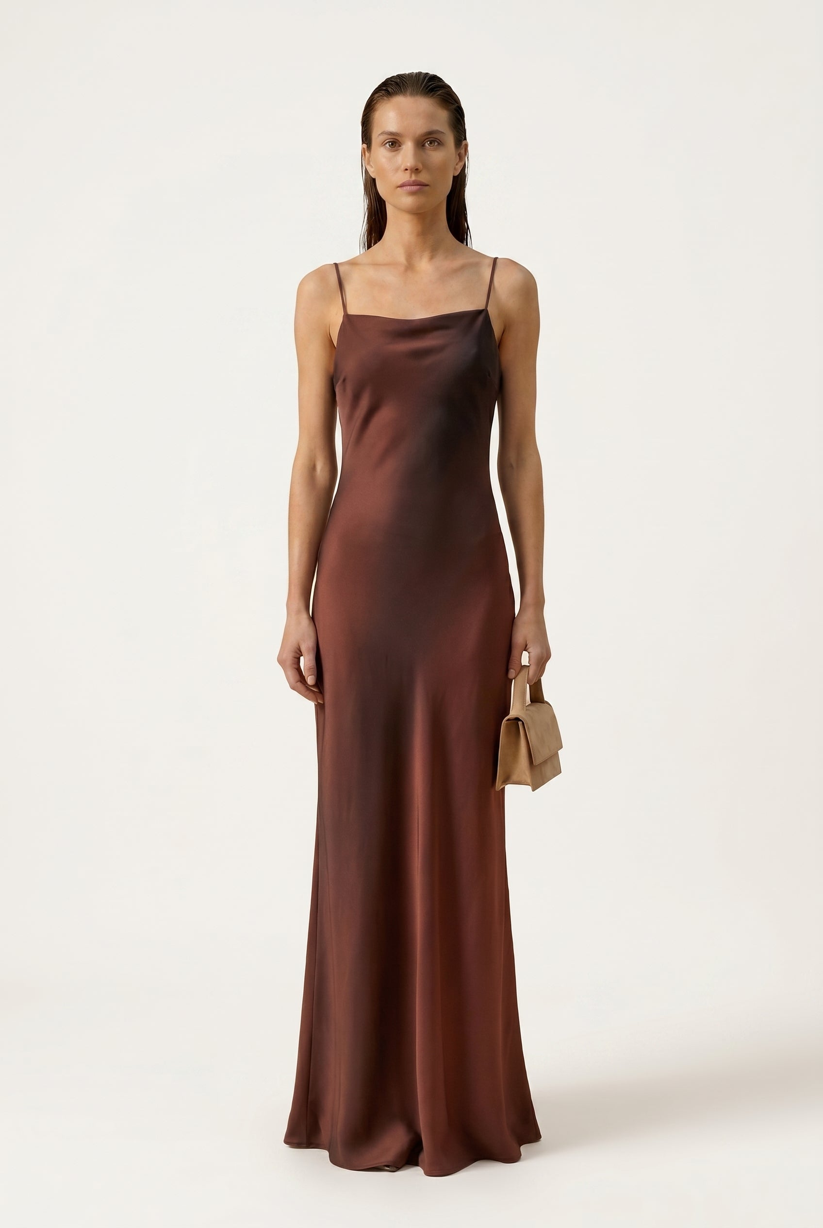 Moka Silk Atena Dress