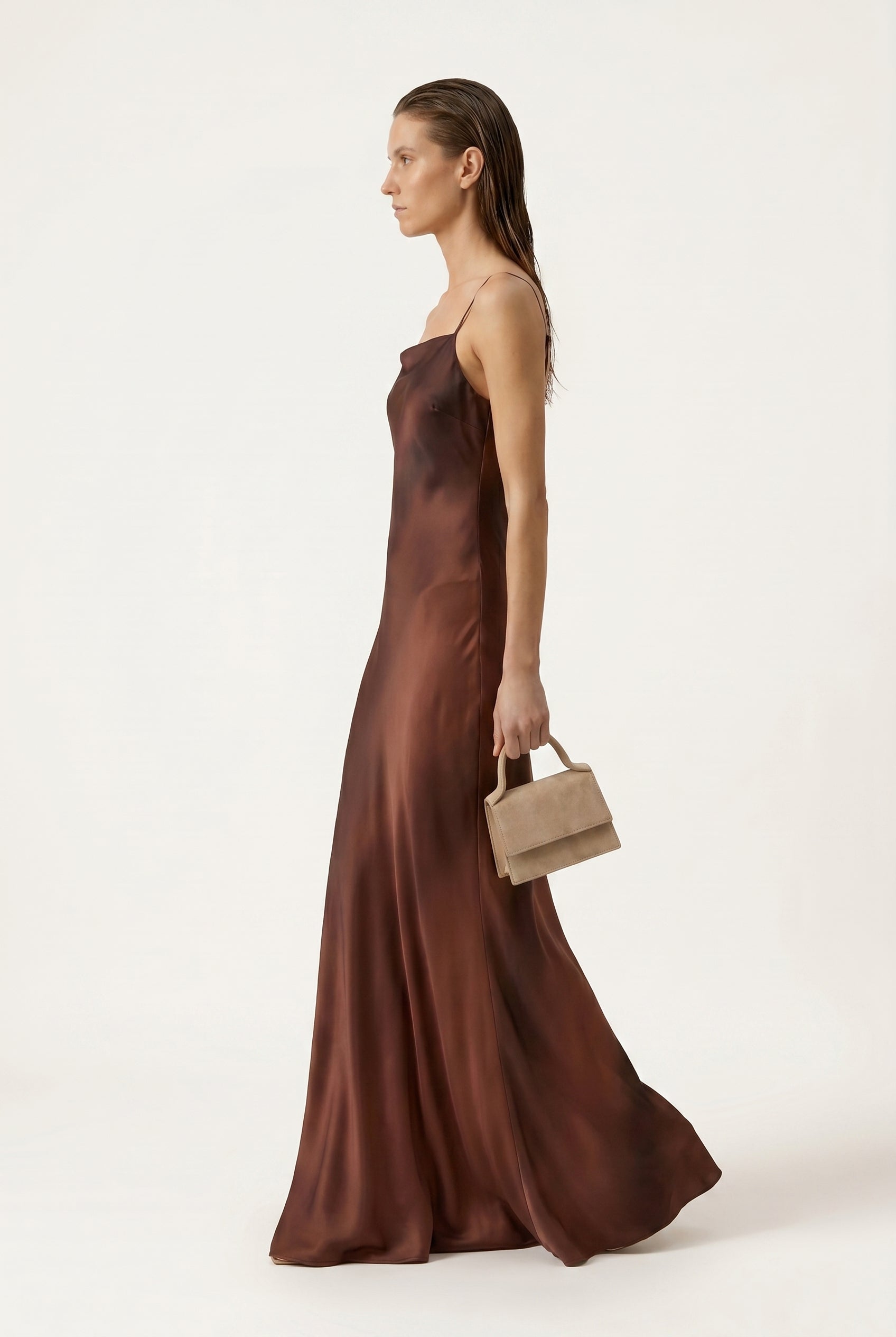 Vestido de seda Atena