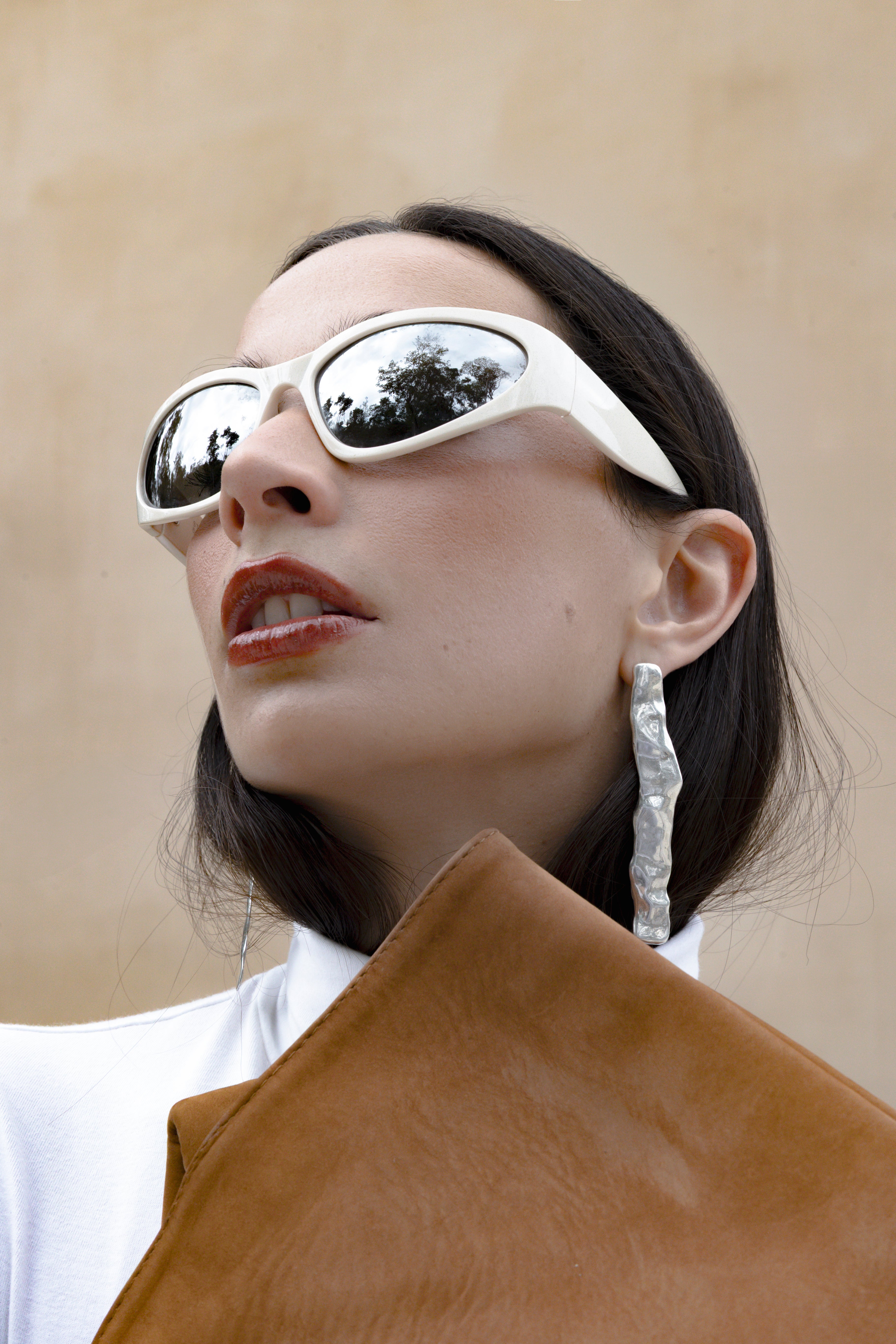 Long Silver Earrings