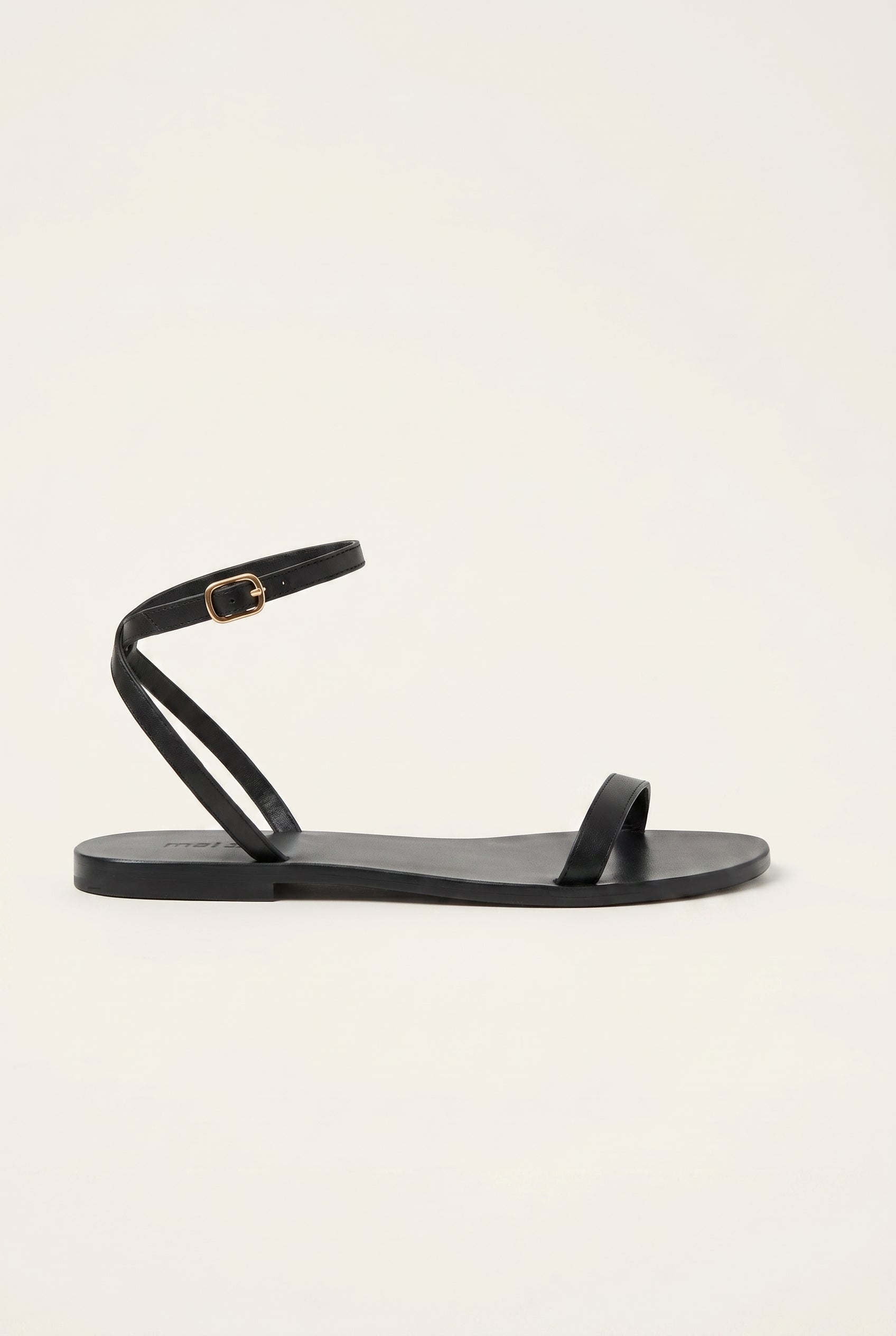 Black Leather Sandals