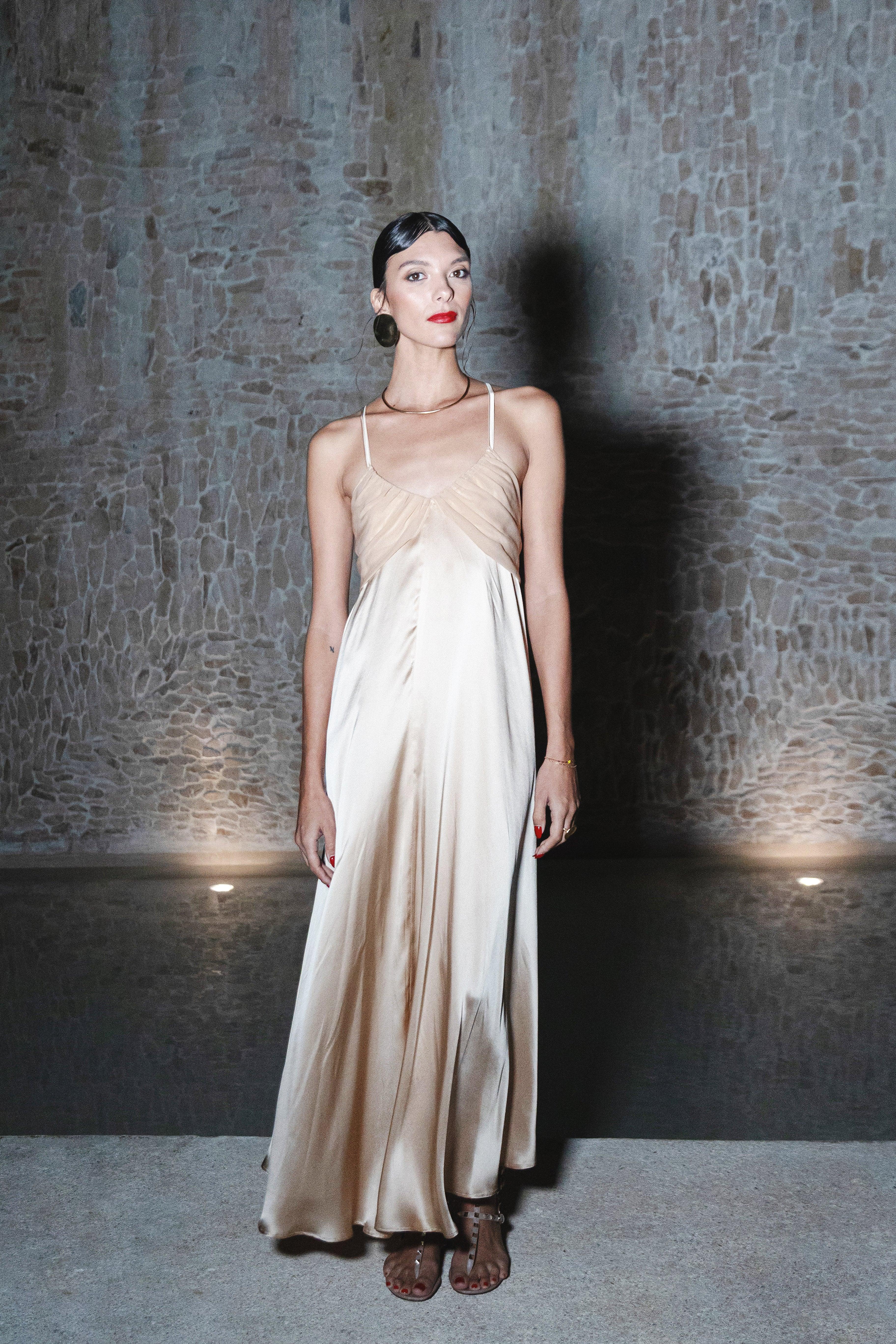 Silk Flamingo Dress - maryjaneresortwear